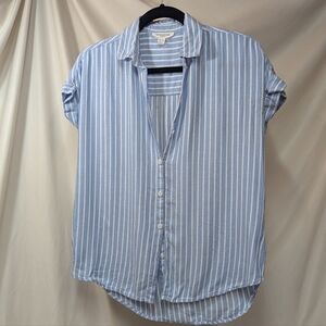 Blue Striped Men's Shirt